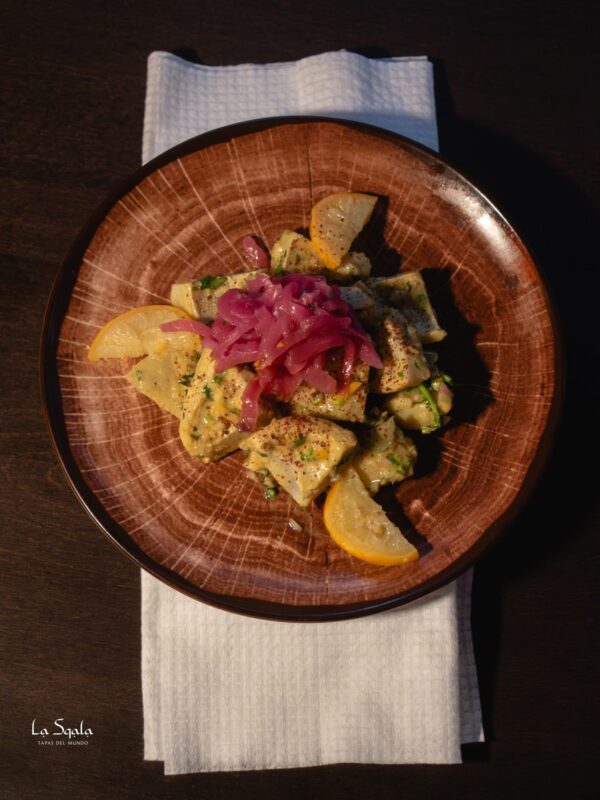 Grilled vegetables with lemon